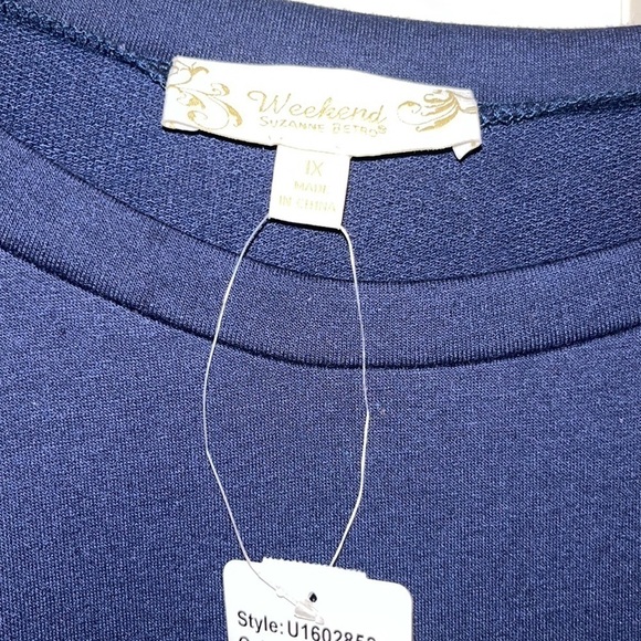 Tunic high low floral color block weekend by Suzanne Betro 1X‎ NWT - Picture 2 of 8